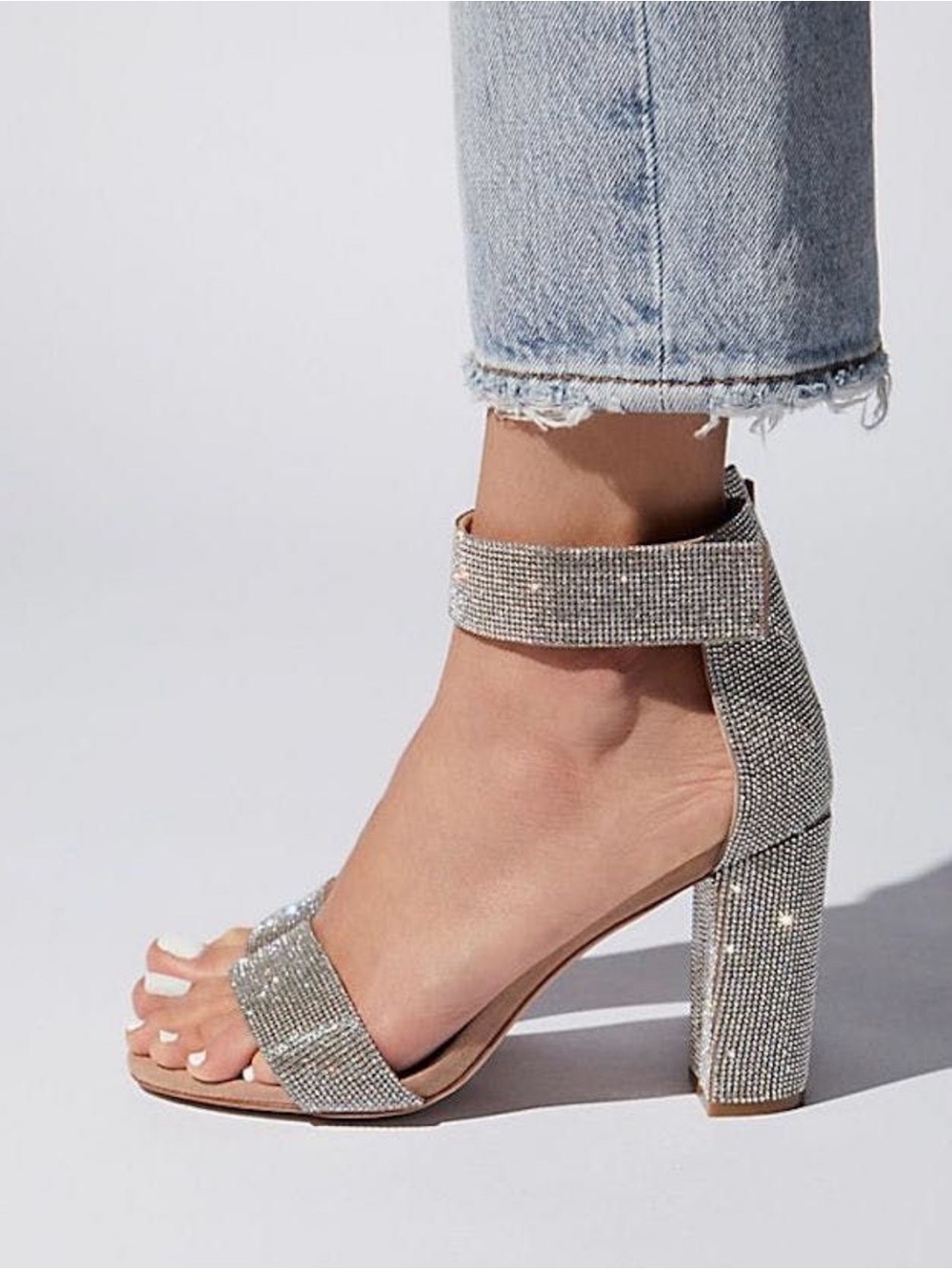 Jeffrey Campbell - Lindsay Rhinestone Heeled Sandal